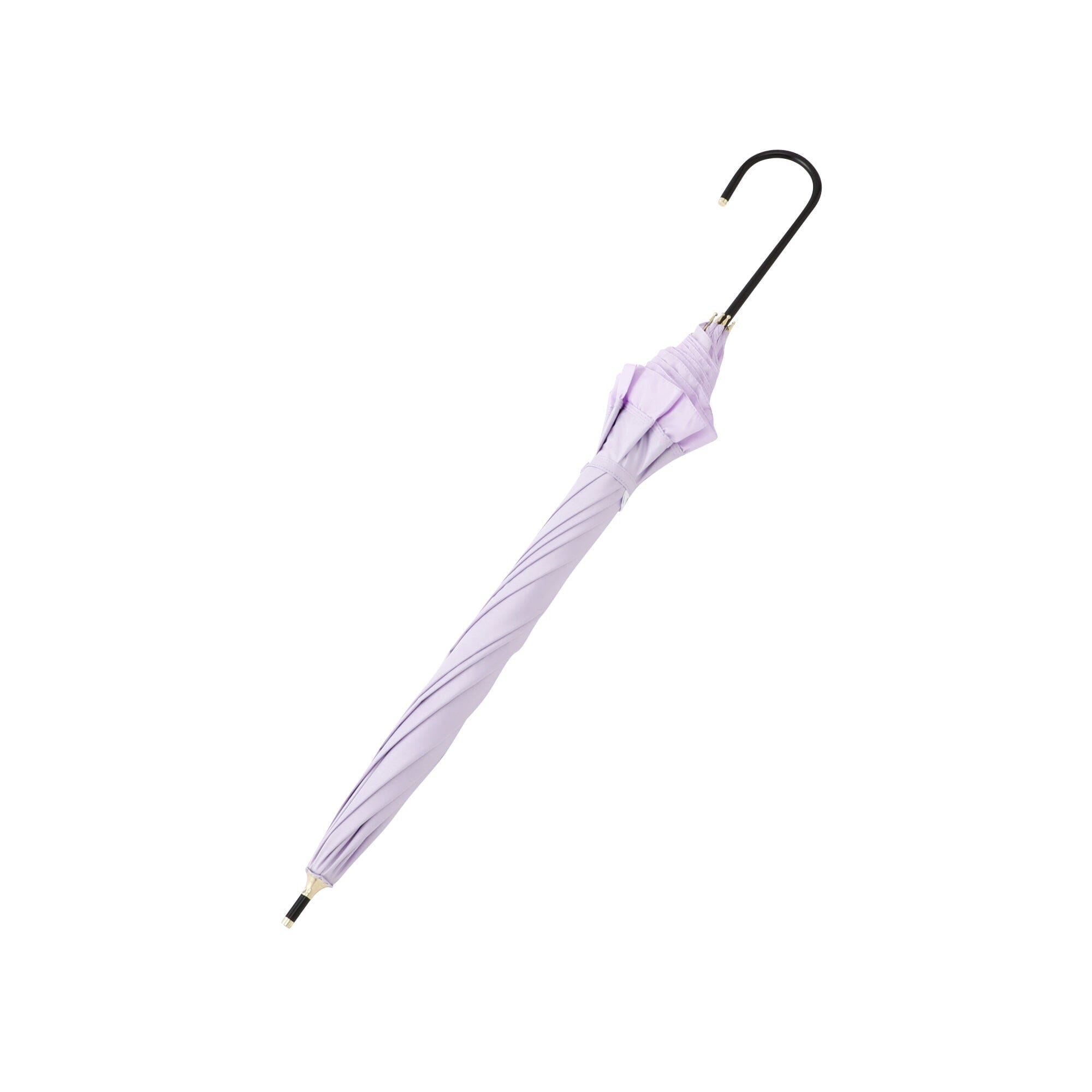 Classic Frill Long Umbrella 50Cm Lavender (For Both Sunny And Rainy Days)