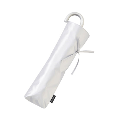 Ribbon Folding Umbrella 50CM  (For Both Sunny And Rainy Days) Silver