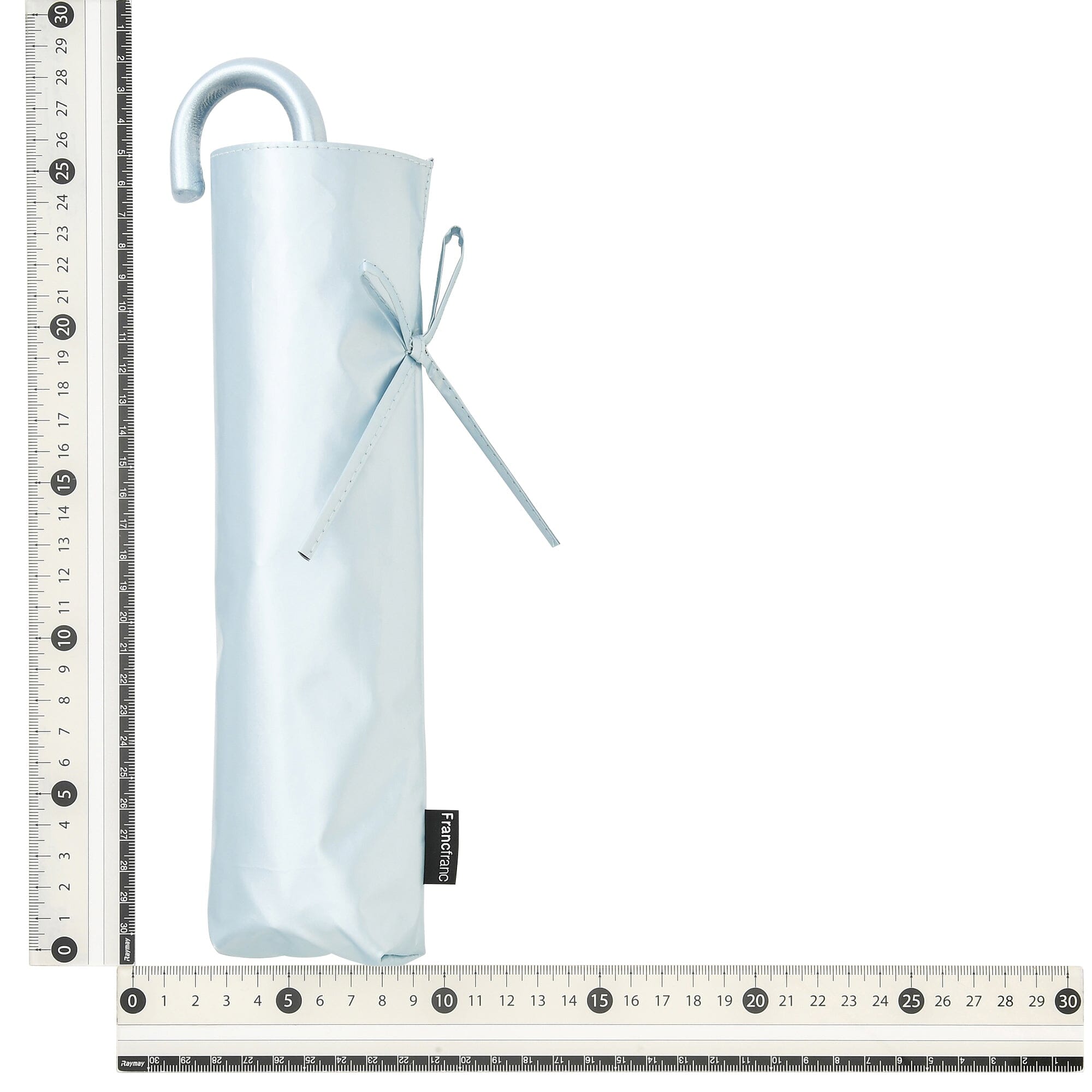 Ribbon Folding Umbrella 50CM  (For Both Sunny And Rainy Days) Light Blue