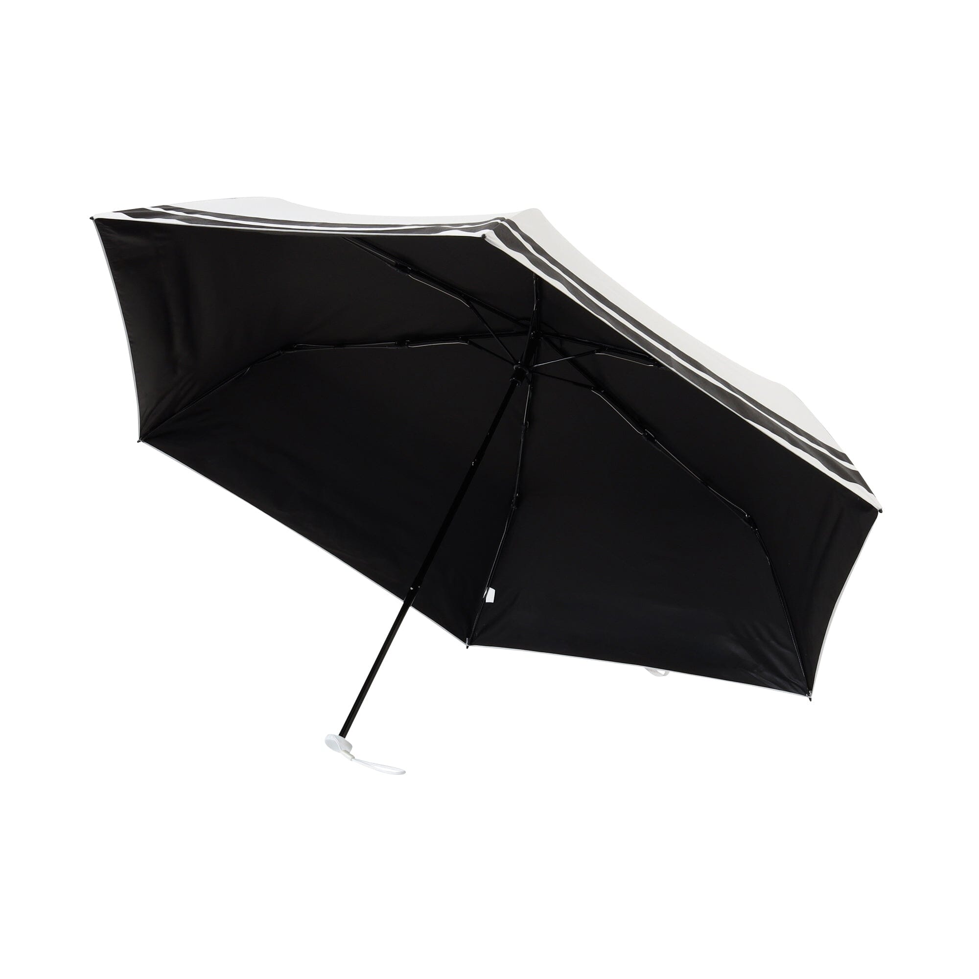 Heat Down Double-Line Folding Umbrella 55 cm Ivory