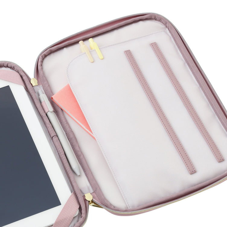 Noble Quilt Tablet Case Light Pink
