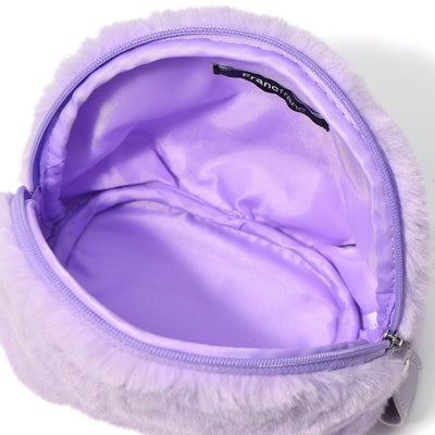 FUR 圓化妝袋紫色