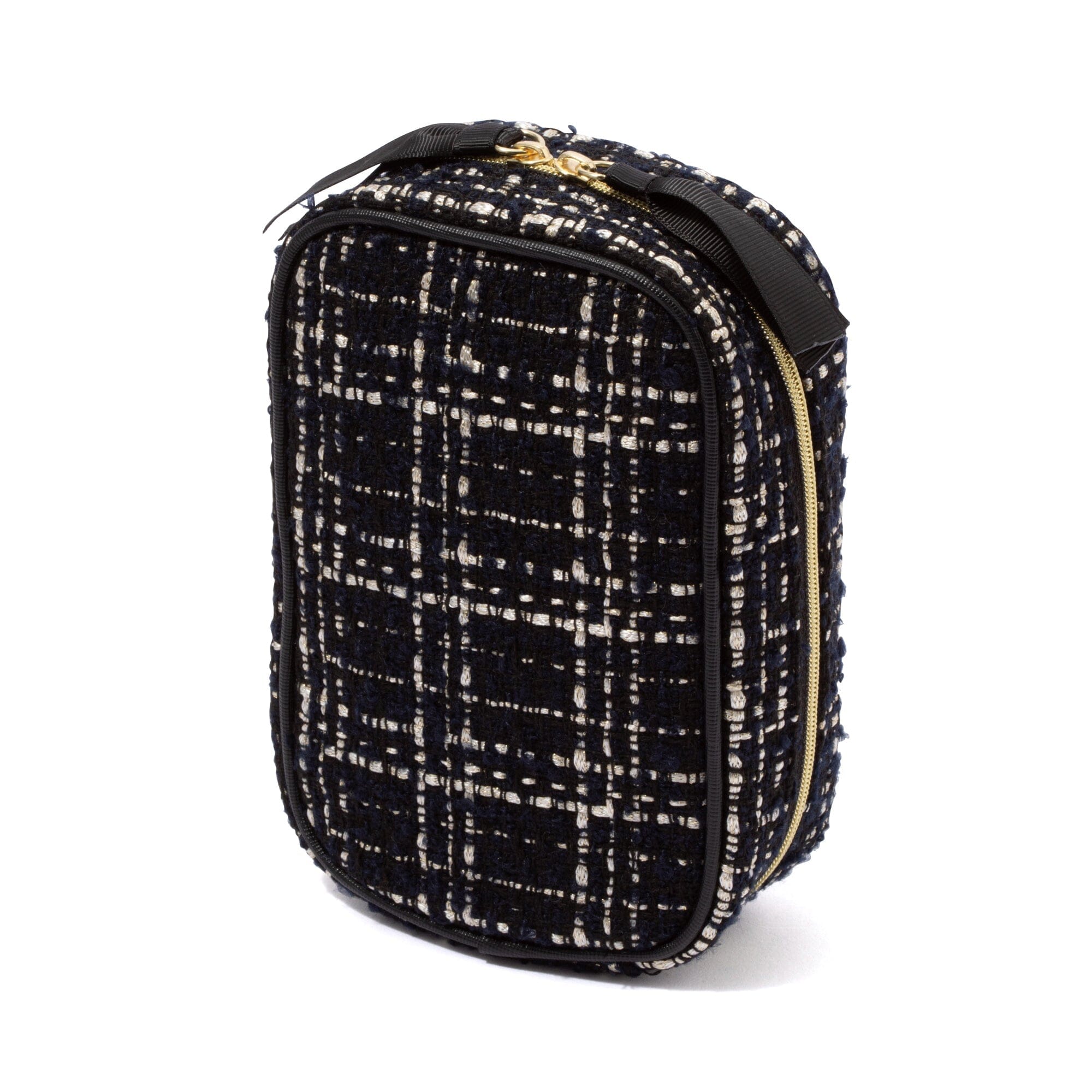 Tweed Stand Pouch  Black