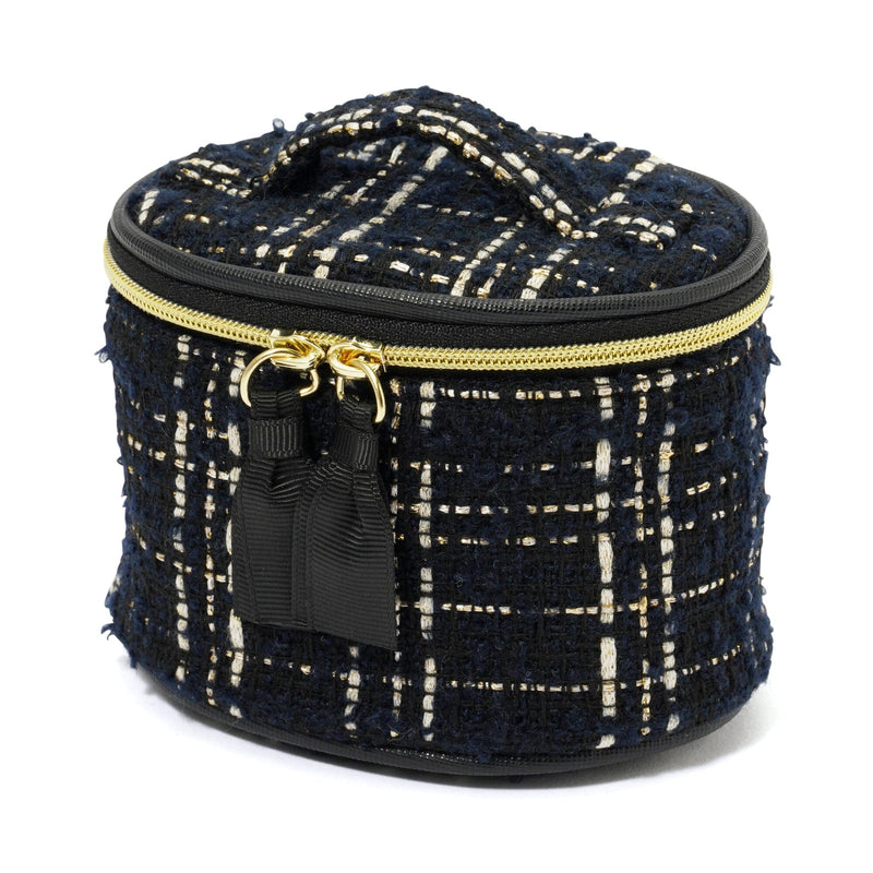 Tweed Vanity Pouch Mini Black