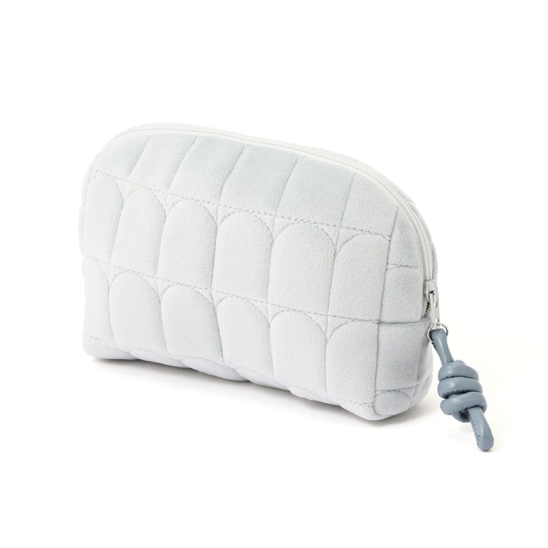 Quilted Pouch Arch S Light Blue