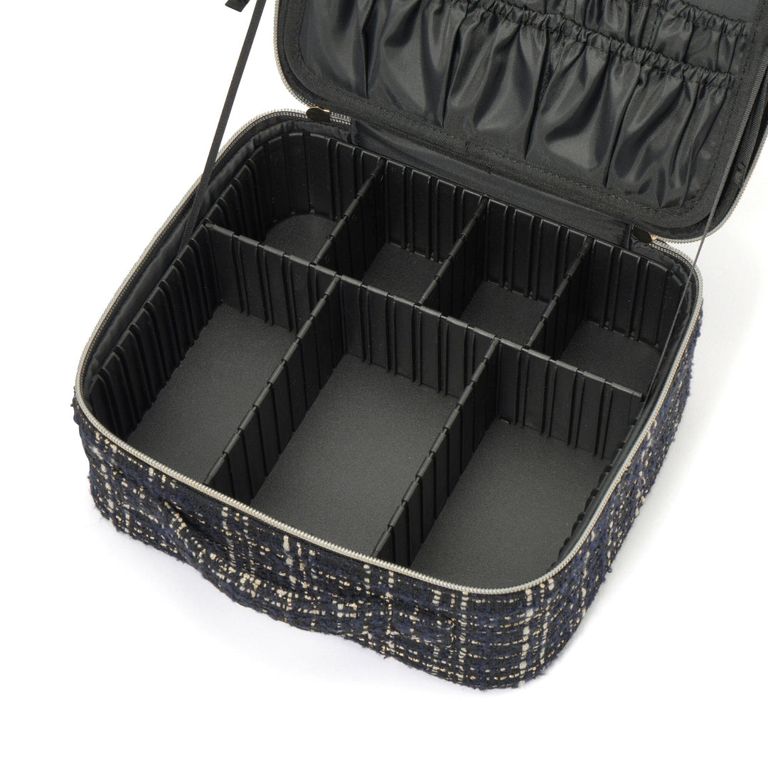 Tweed Vanity Makeup Bag Black – Francfranc Hong Kong