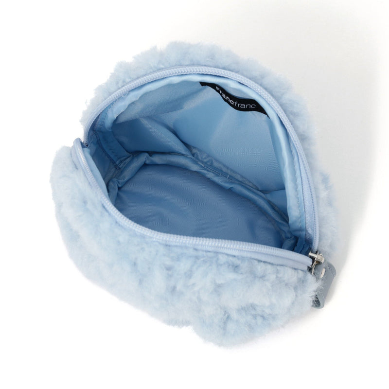 Boa Round Pouch Light Blue