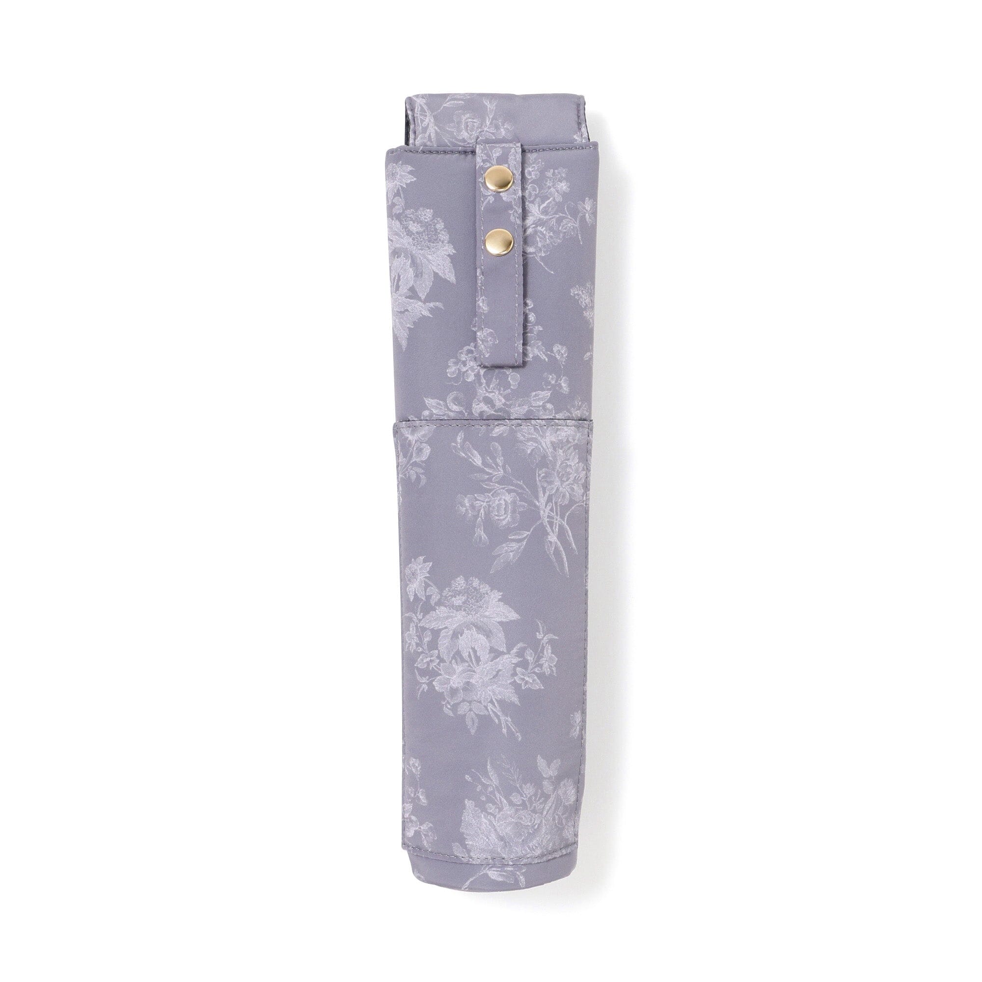 Classic Flower Hair Iron Case Dark Grey