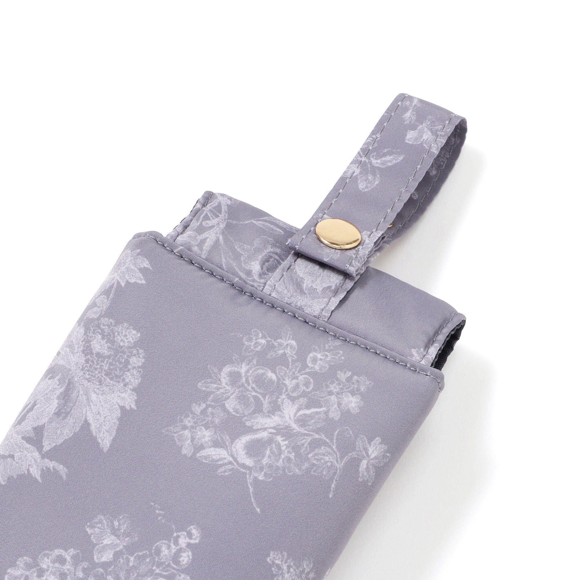 Classic Flower Hair Iron Case Dark Grey