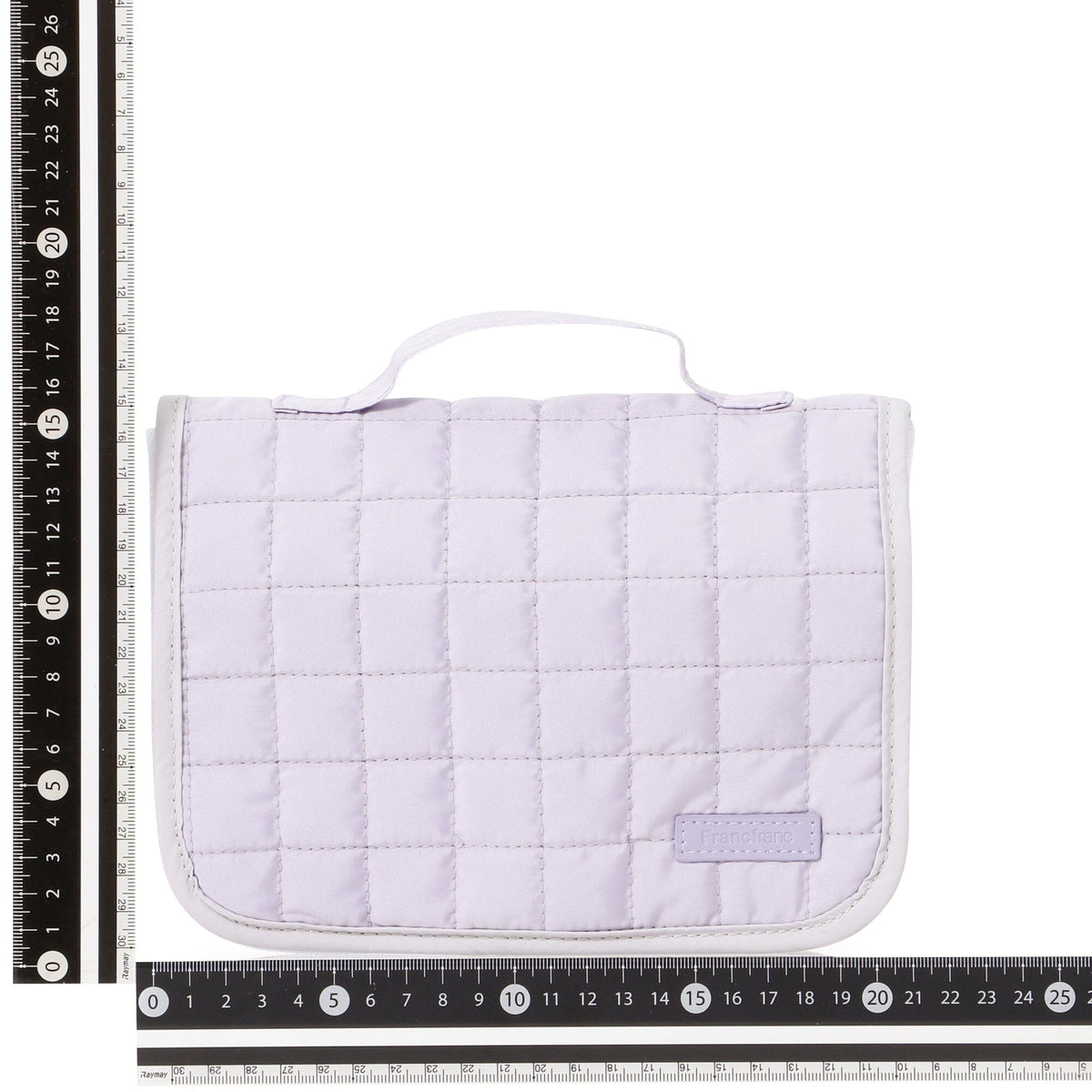 Pop Stitch Quilt Hanging Pouch Medium Light Purple