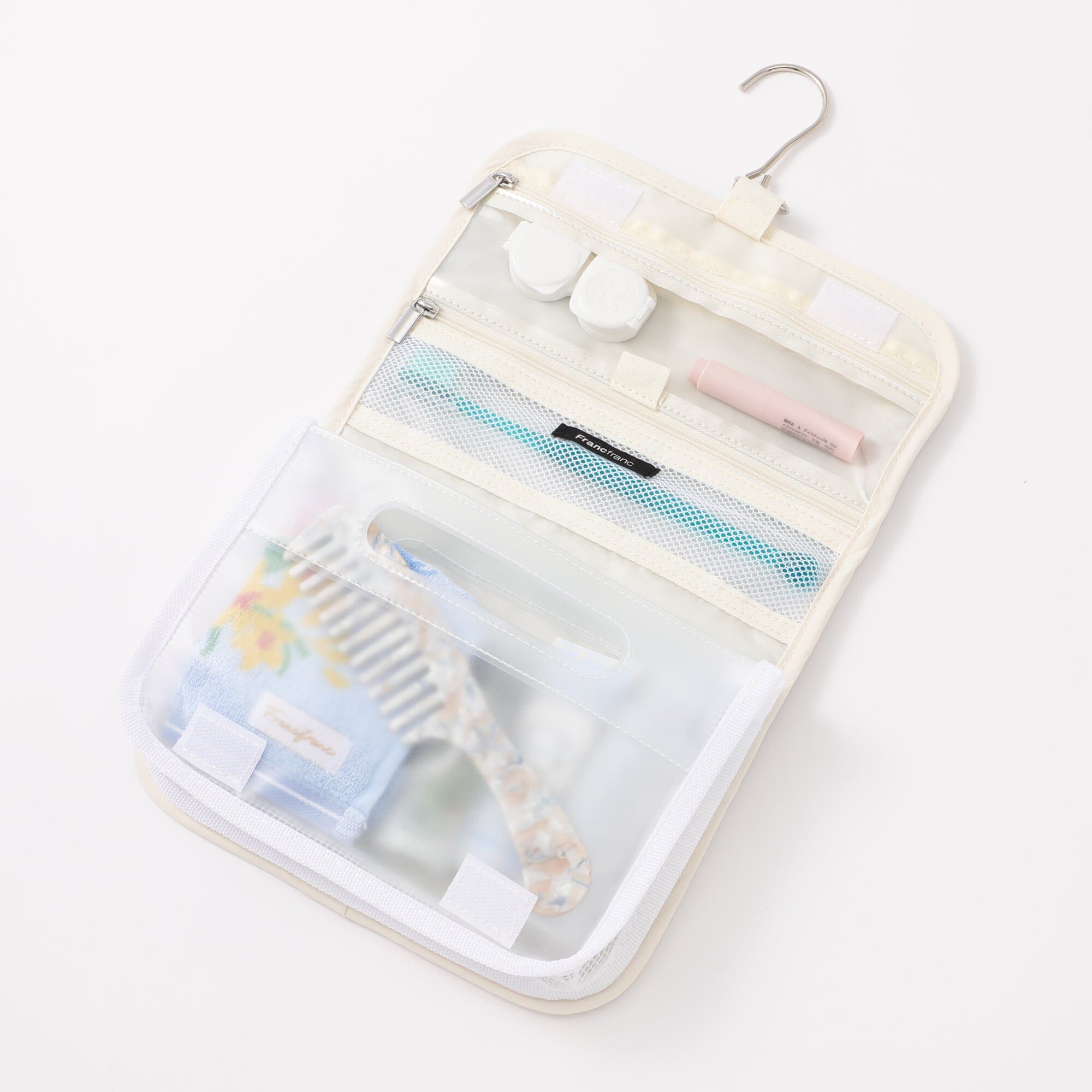 Pop Stitch Quilt Hanging Pouch Medium Light Blue