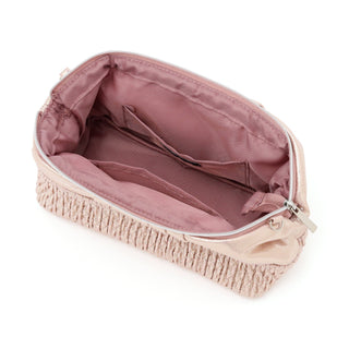 Shiny Foil Wire Pouch Pink