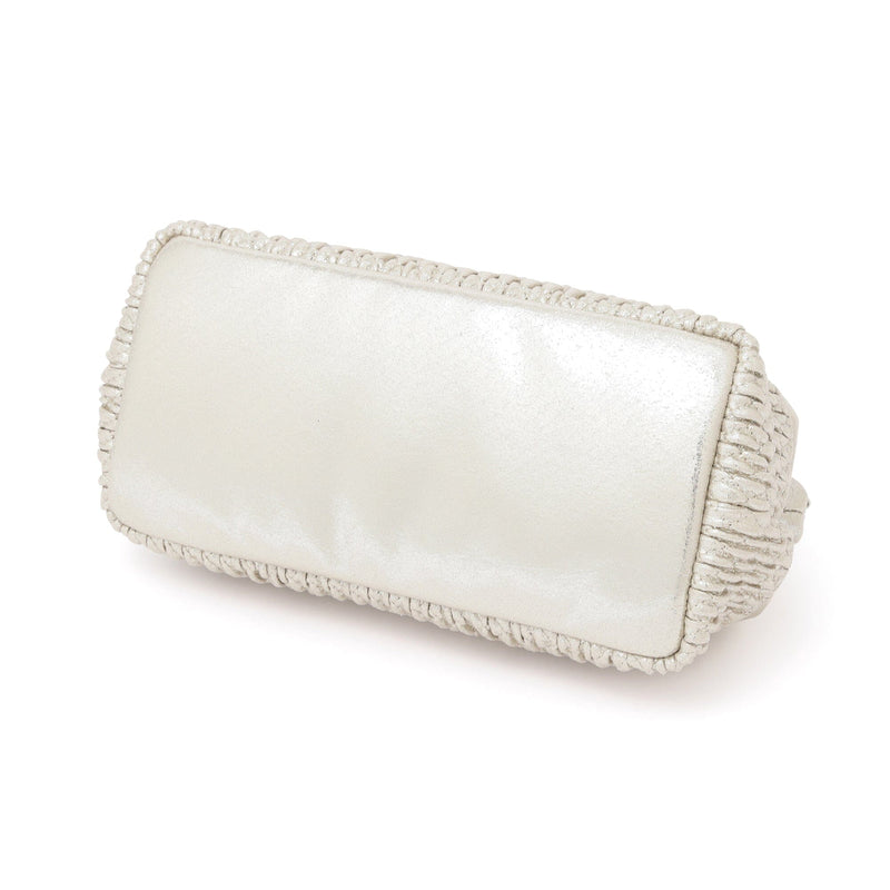 Shiny Foil Wire Pouch Silver