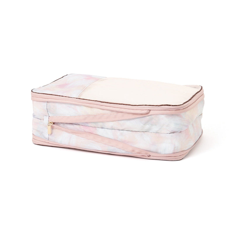 Modern Palette Compression Organizer Medium Brown x Pink