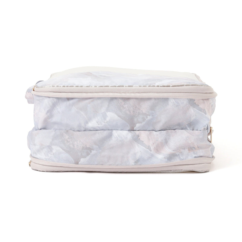 Modern Palette Compression Organizer Large Beige x Gray