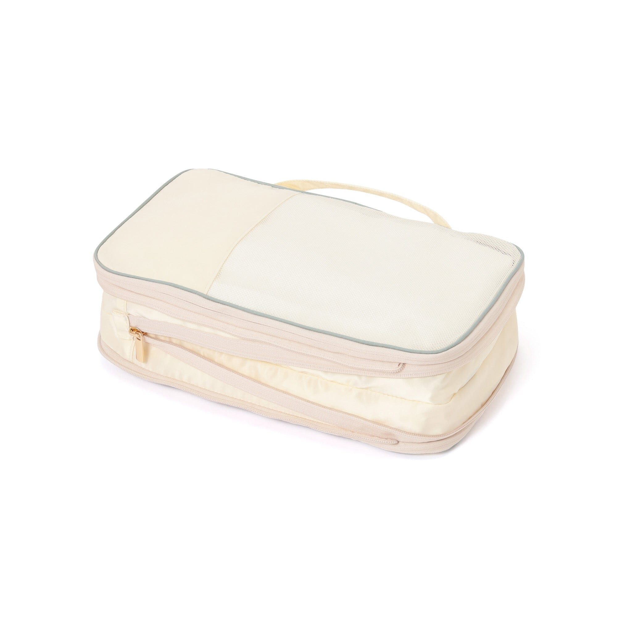 Bicolor  Compression Organizer Size Small Ivory