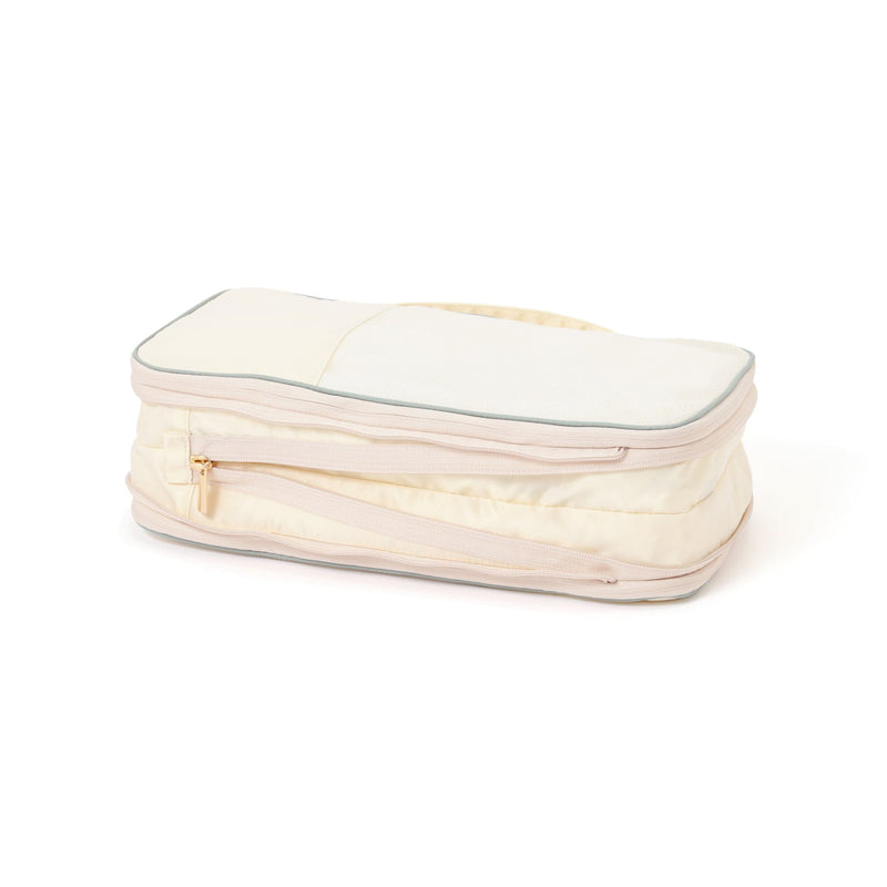Bicolor  Compression Organizer Size Small Ivory