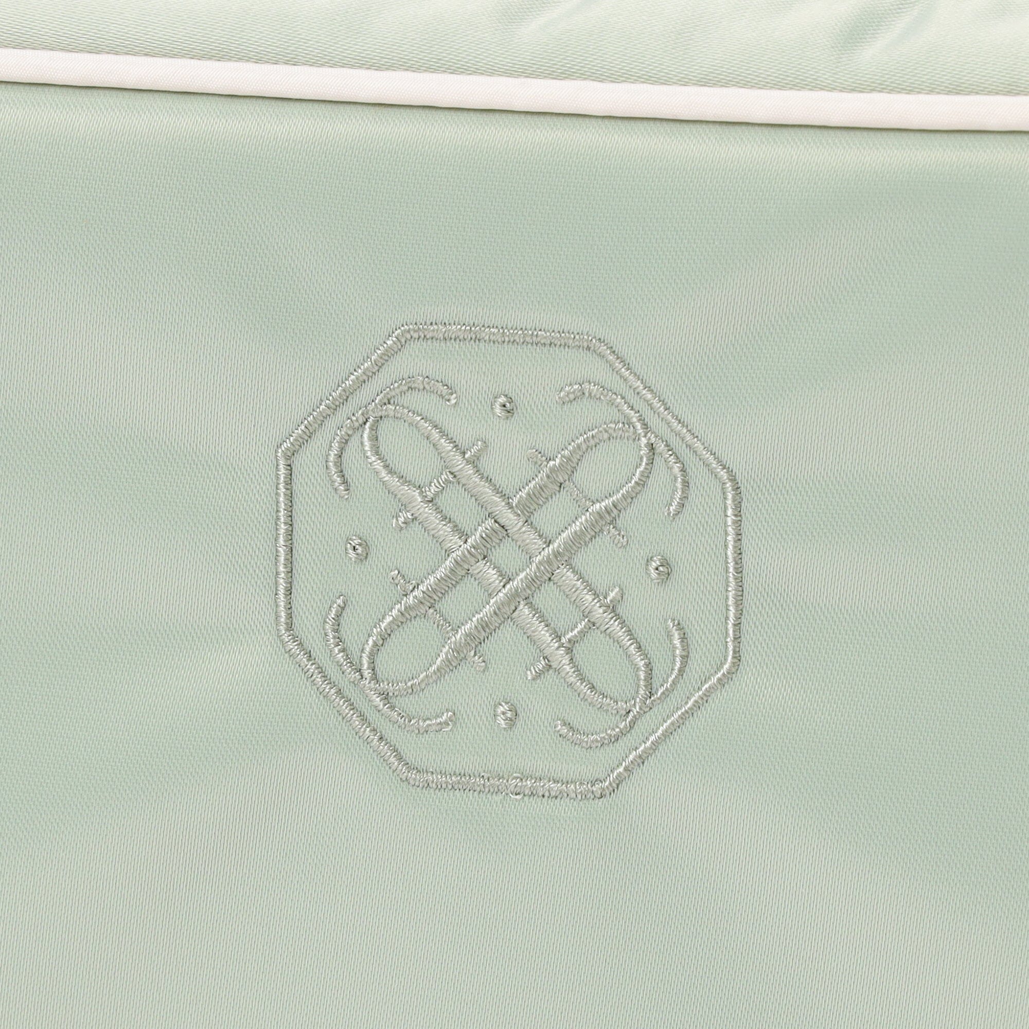 Bicolor Hanging Pouch Large Mint x Ivory