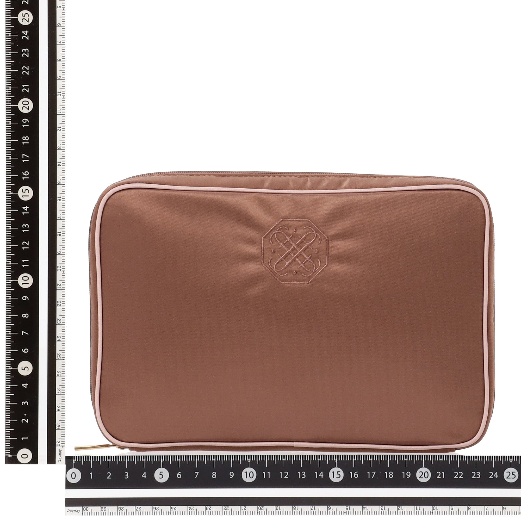 Bicolor Hanging Pouch Large Pink x Brown