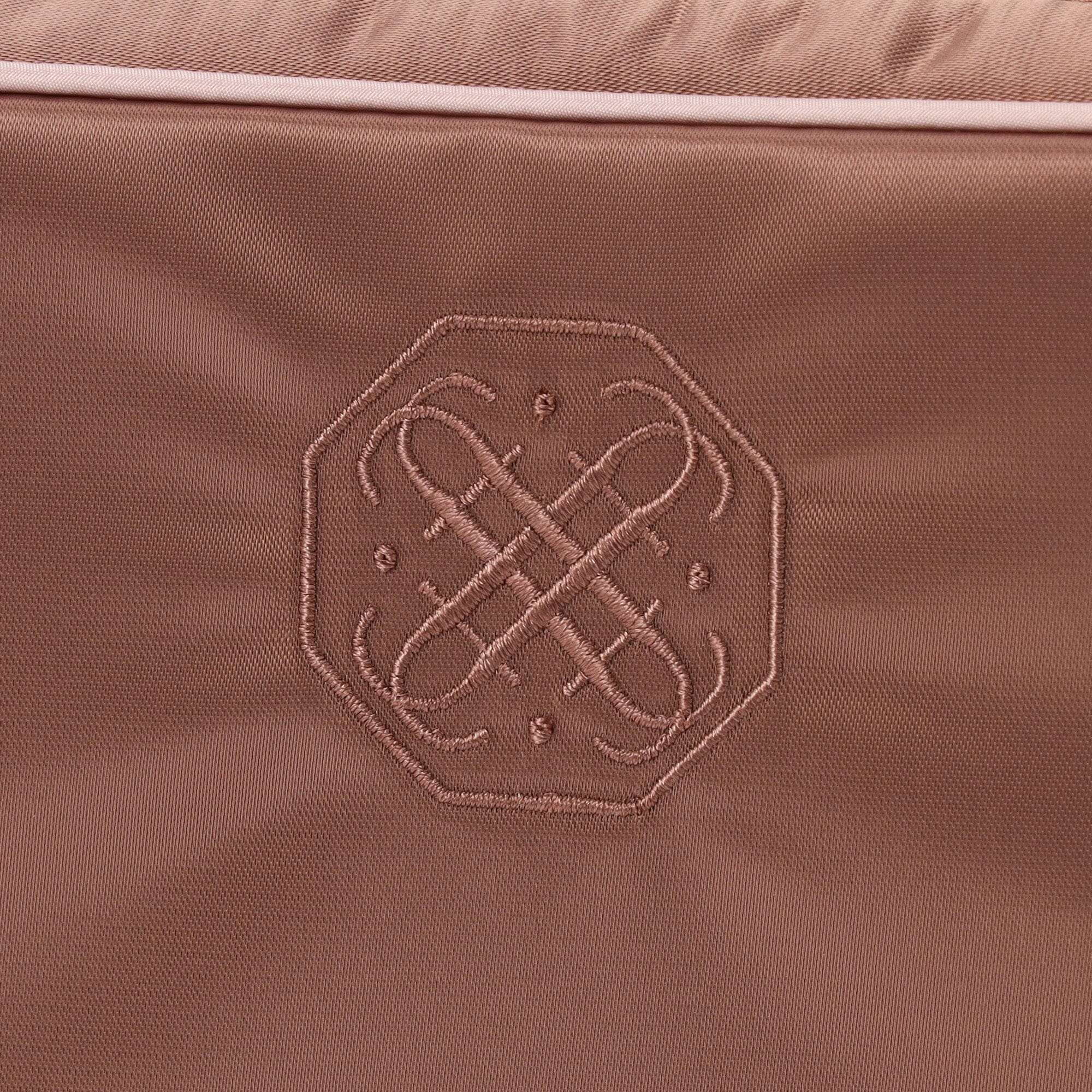 Bicolor Hanging Pouch Large Pink x Brown