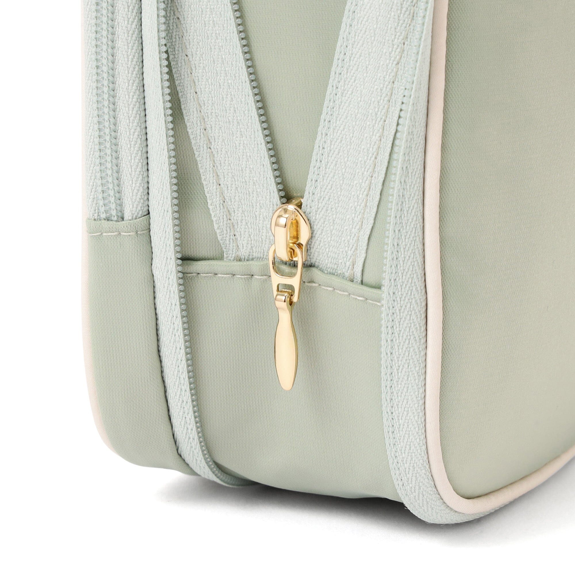 Bicolor Sanitary Compression Pouch Mint X Ivory