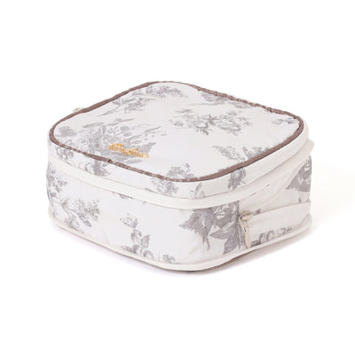 Classic Flower Sanit Compression Pouch Light Pink