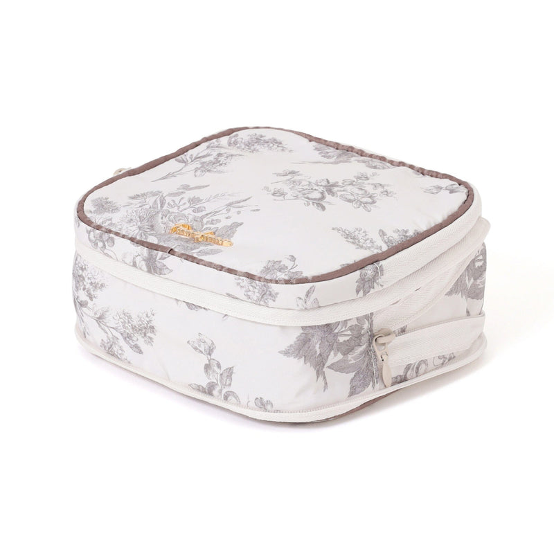 Classic Flower Sanit Compression Pouch Light Pink