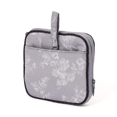 Classic Flower Sanit Compression Pouch Dark Gray