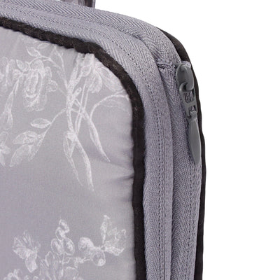 Classic Flower Sanit Compression Pouch Dark Gray