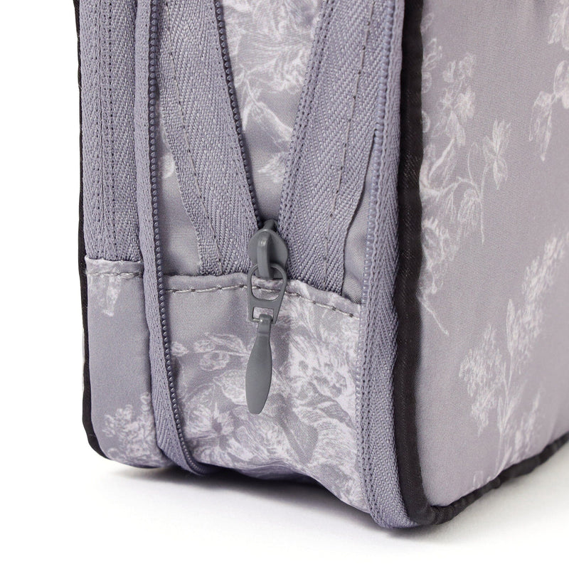 Classic Flower Sanit Compression Pouch Dark Gray