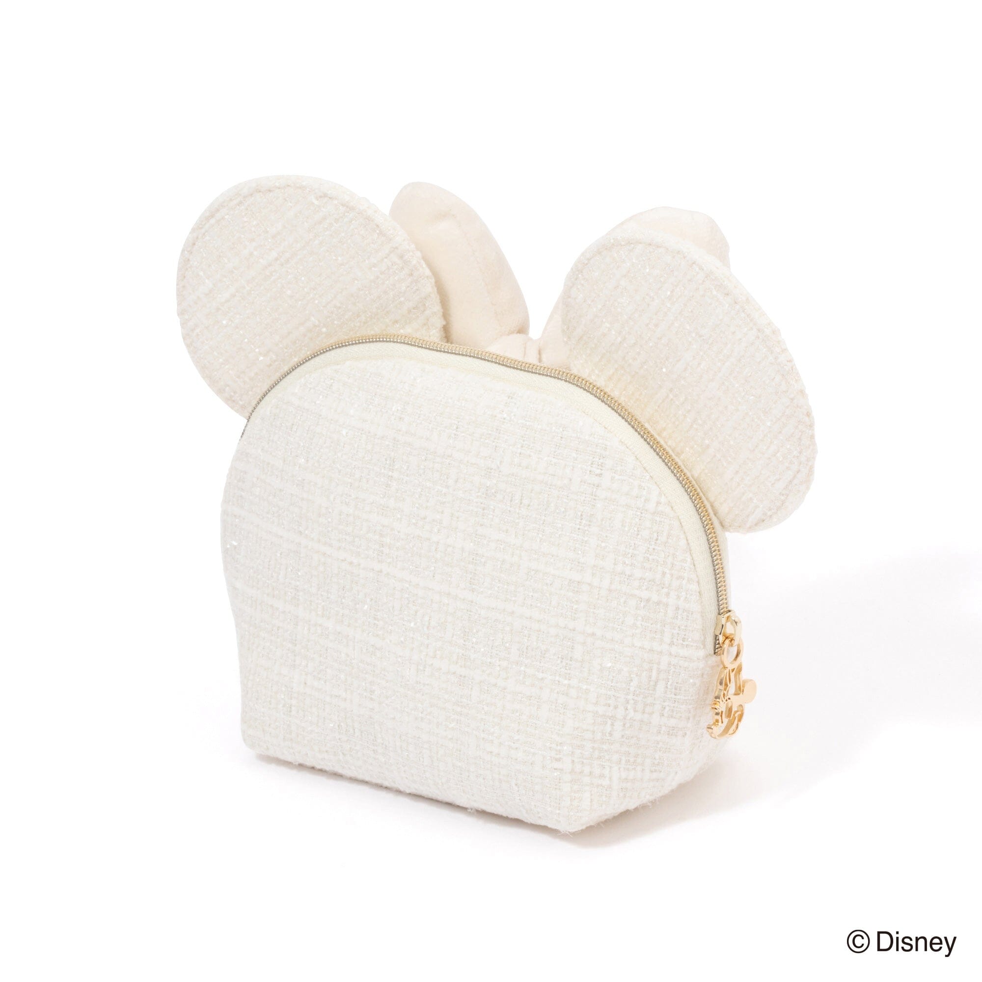 Disney Minnie Face Pouch Ivory