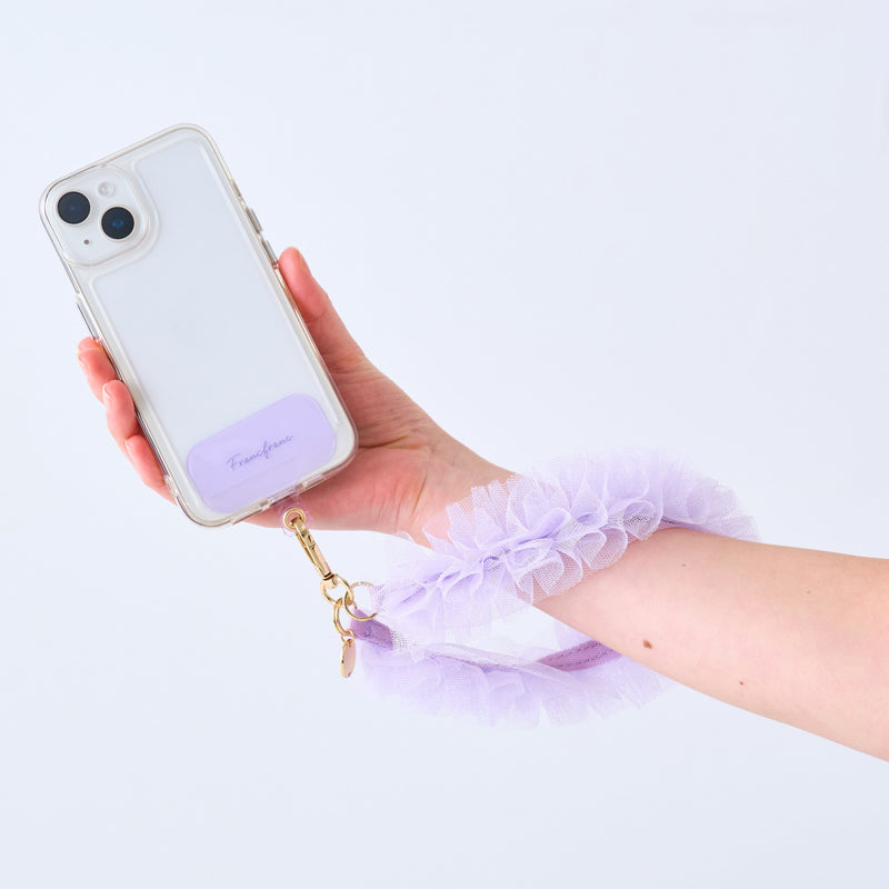 Smartphone Hand Strap Tulle Purple