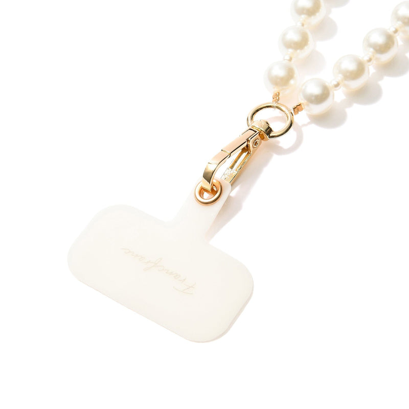 Smartphone Hand Strap Pearl White