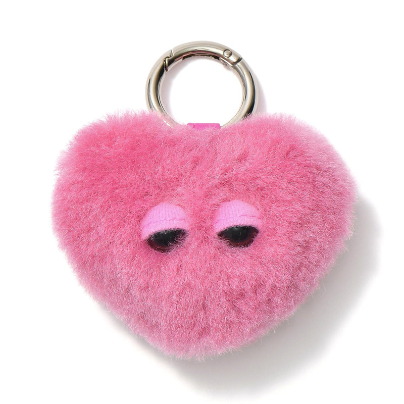 Monsters Heart Keychain Pink