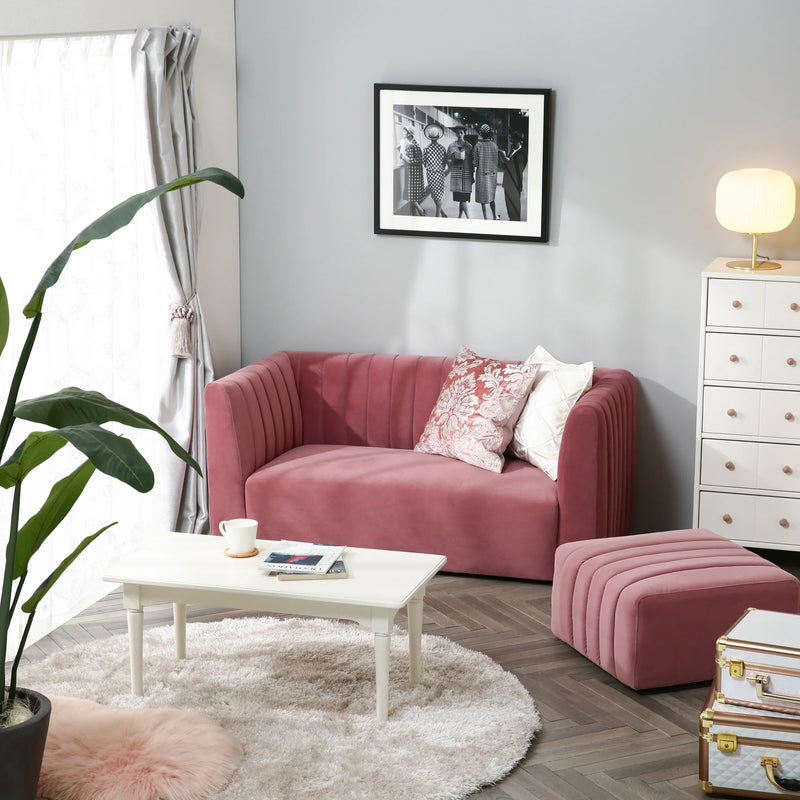 Chouette Sofa 2S Pink (W1380X D700 X H620)