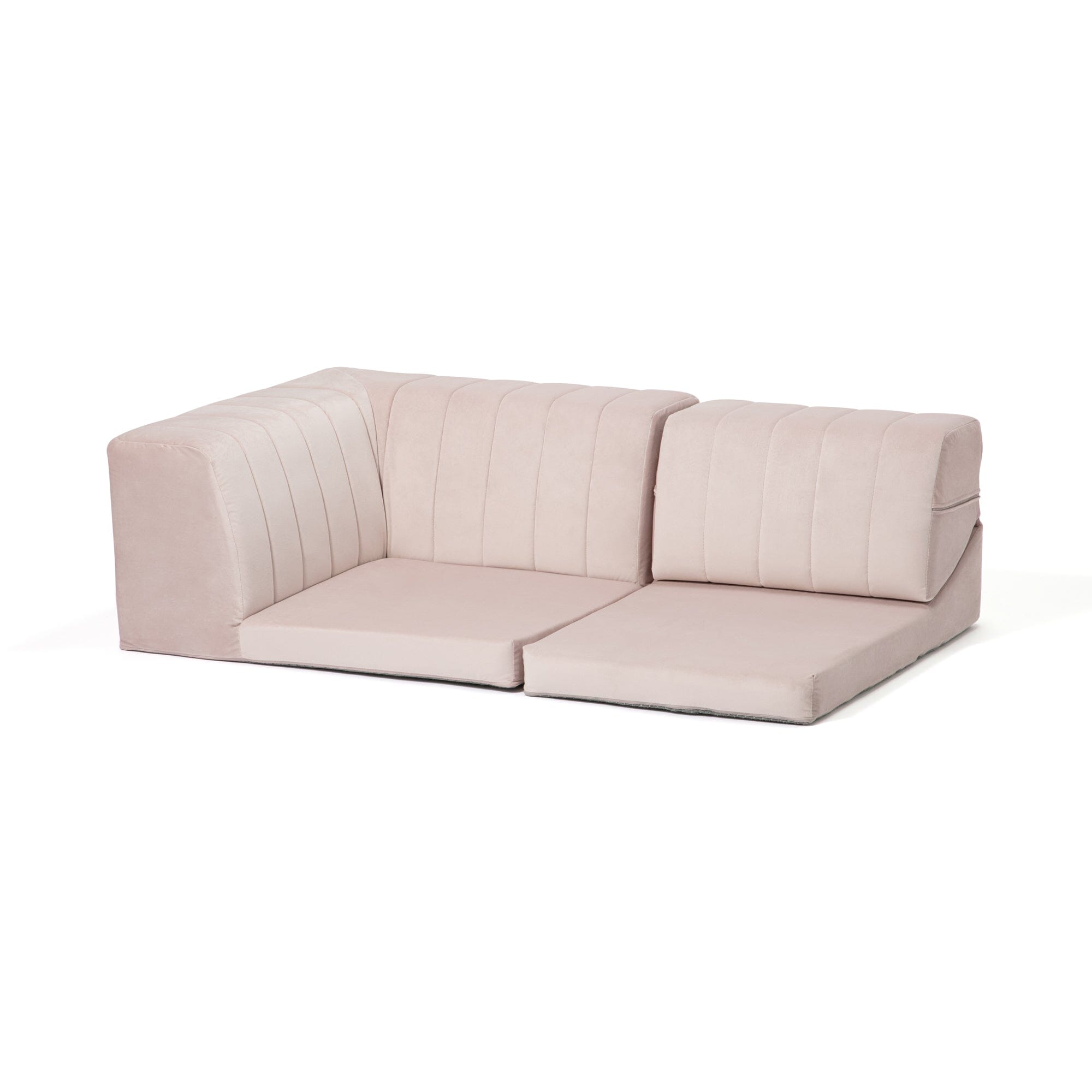 Famille Low Sofa Corner  W750 × D750 × H360 Pink