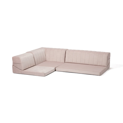 Famille Low Sofa Corner  W750 × D750 × H360 Pink