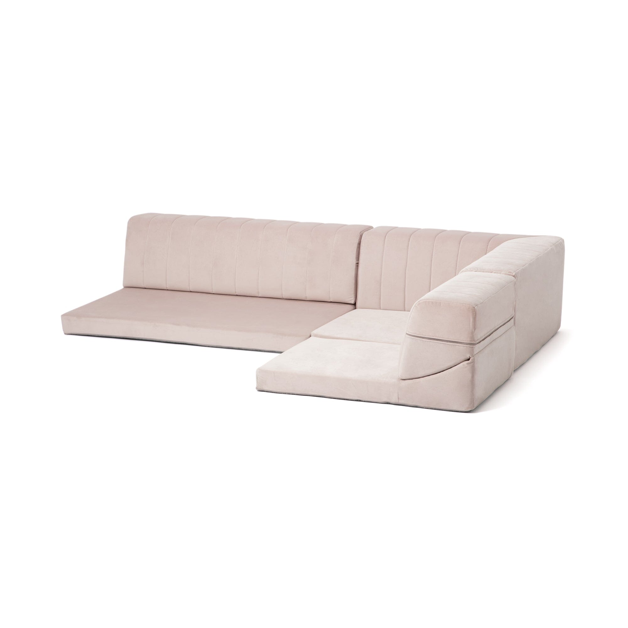 Famille Low Sofa Corner  W750 × D750 × H360 Pink