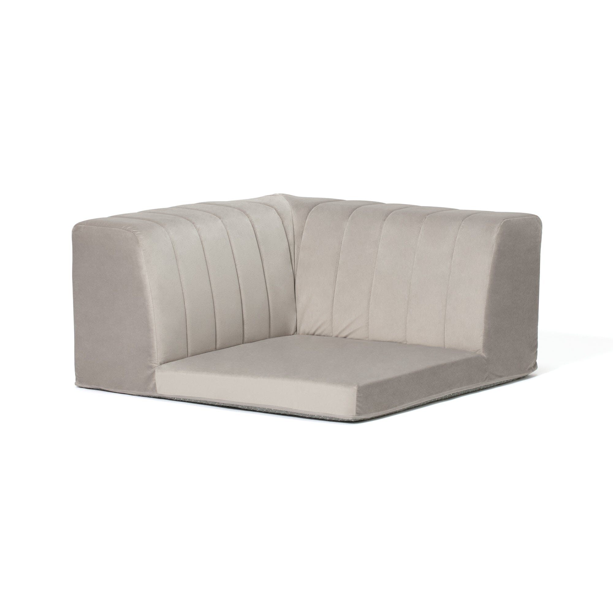 Famille Low Sofa Corner  W750 × D750 × H360 Gray