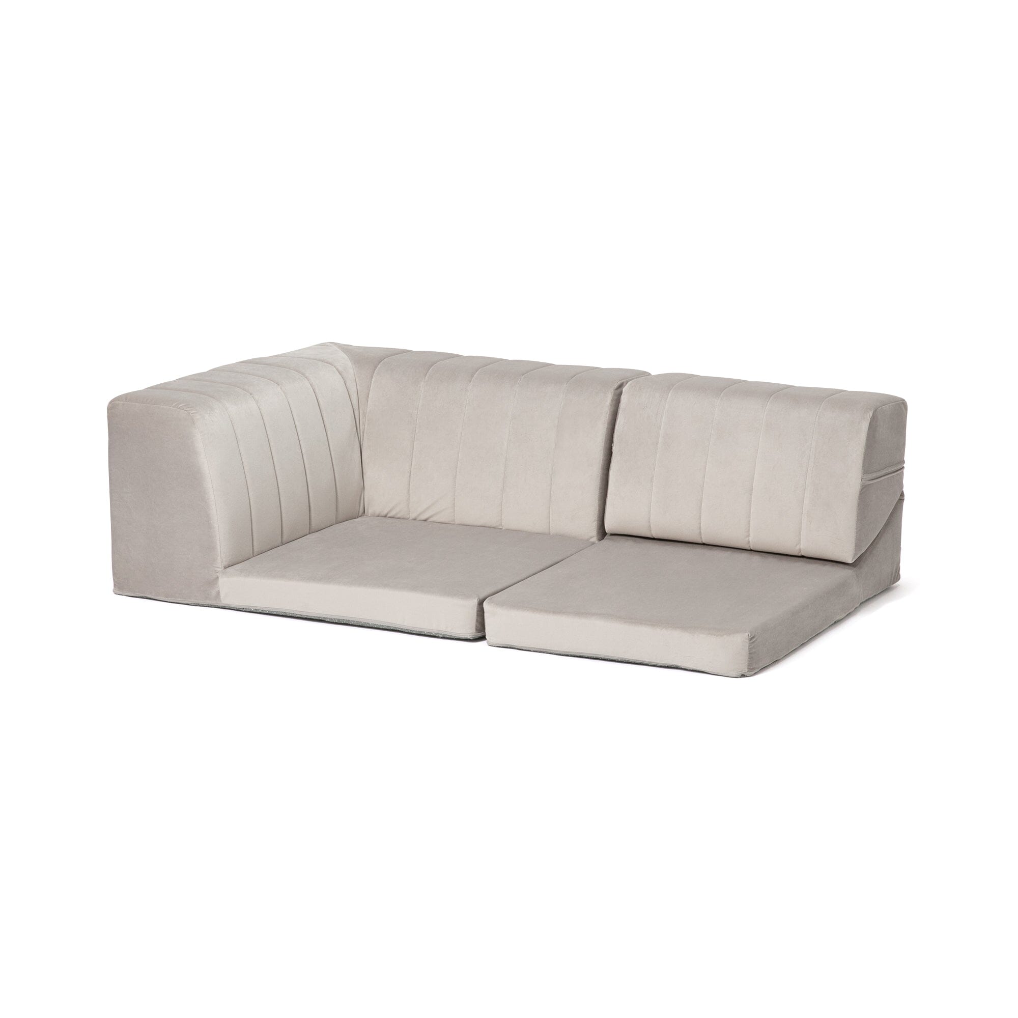 Famille Low Sofa Corner  W750 × D750 × H360 Gray