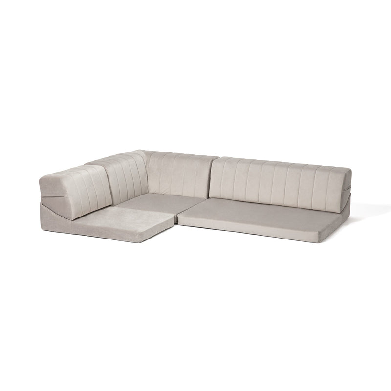 Famille Low Sofa Corner  W750 × D750 × H360 Gray