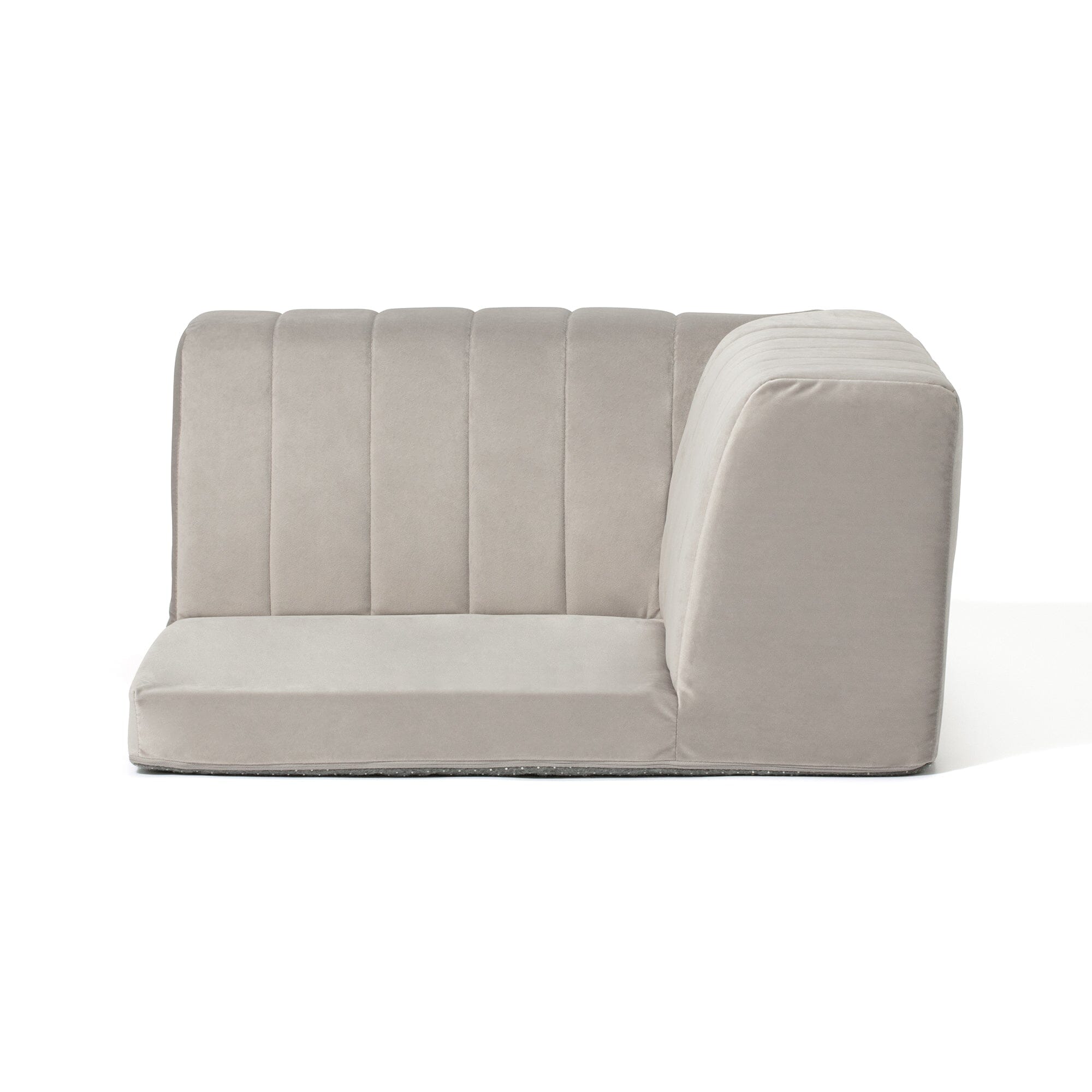 Famille Low Sofa Corner  W750 × D750 × H360 Gray