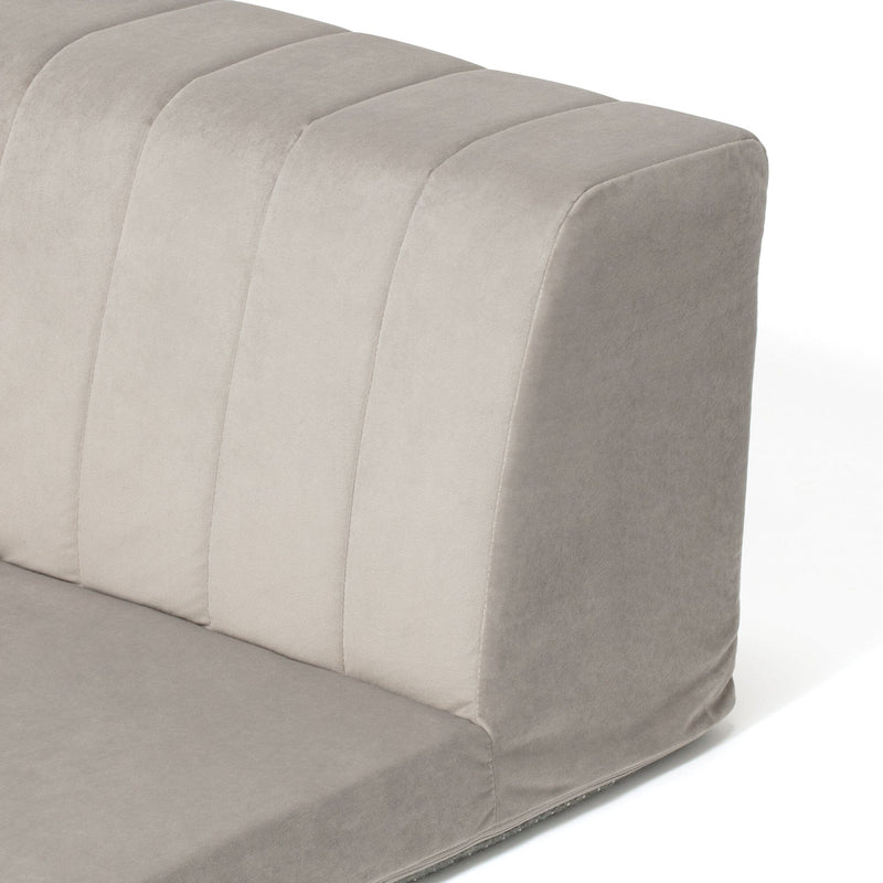 Famille Low Sofa Corner  W750 × D750 × H360 Gray