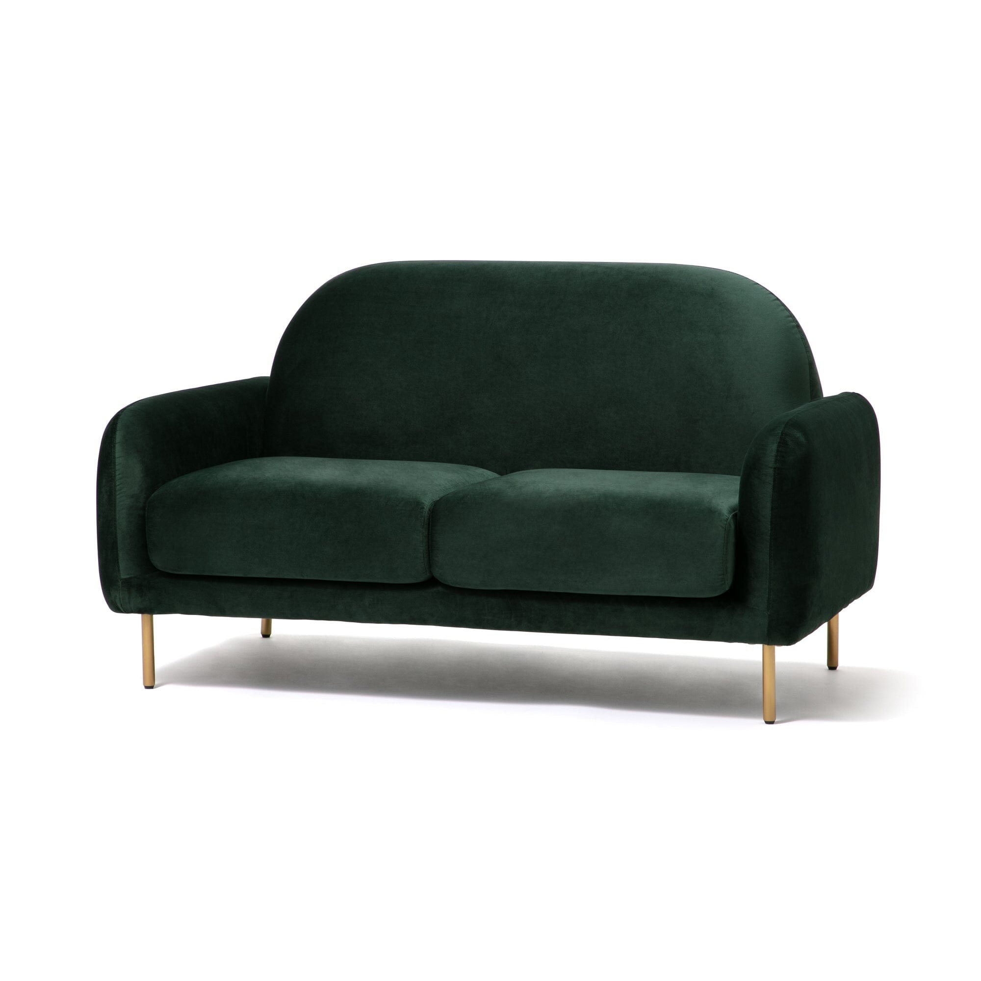 Herme Sofa 2 Seat W1310×D760×H770 Green X Gold