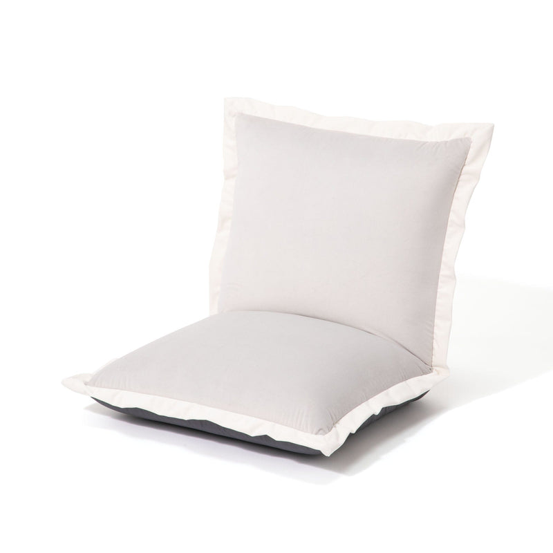 Bicolore Floor Chair S Light Grey  x White