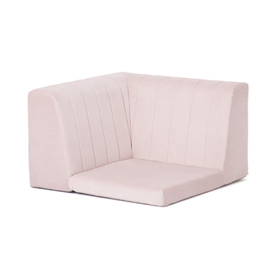 Famille Low Sofa Plus Corner W750×D750×H460mm Pink