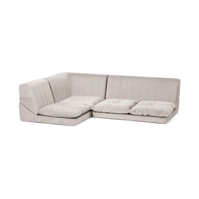 Famille Low Sofa Plus 1S W500×D750×H390 Grey