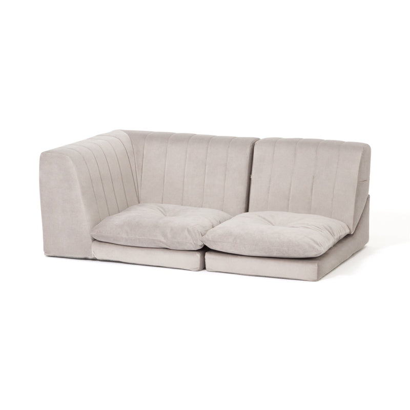 Famille Low Sofa Plus 1S W500×D750×H390 Grey