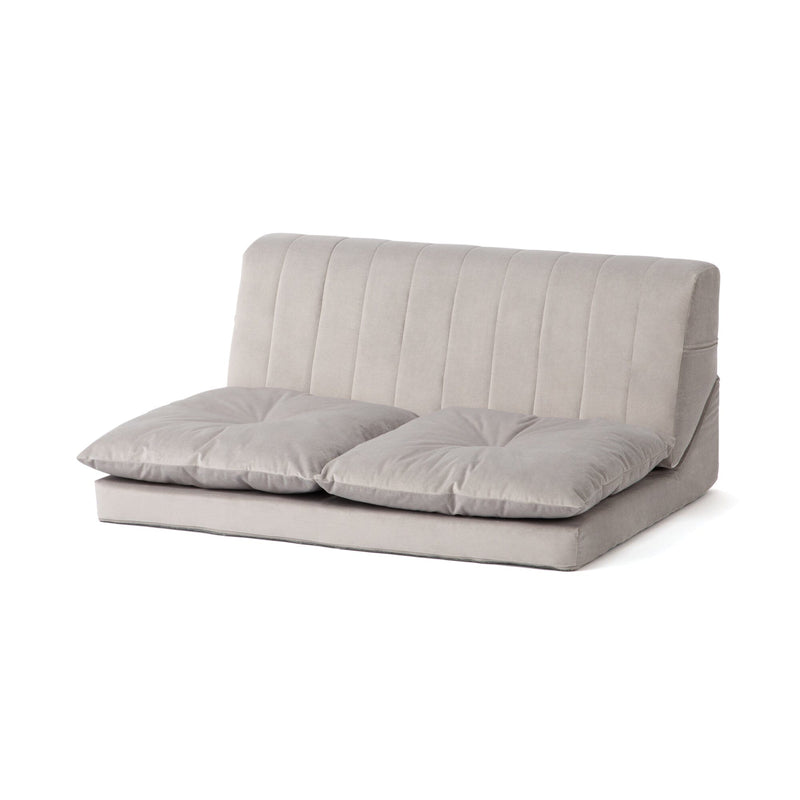 Famille Low Sofa Plus 2S W1000×D750×H390 Grey