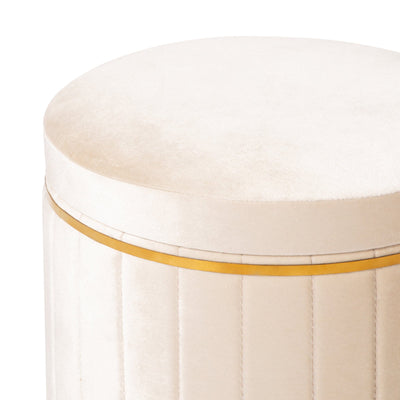 Maquia Stool Ivory (W380×D380×H430)